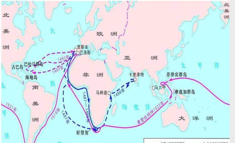 哥伦布是在哪一年发现的新大陆,那个究竟是北美洲还是南美洲?