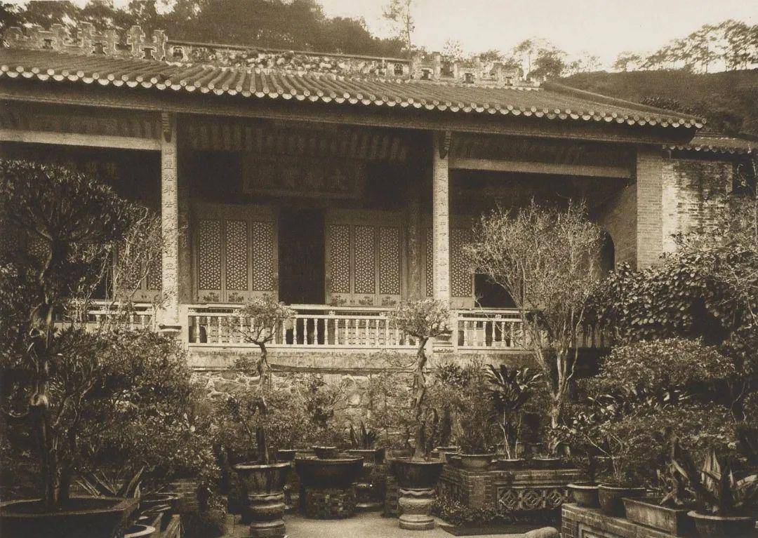 1909年廣州老照片:越秀山,白雲山,陳家祠_古建築_嶺南_大雄寶殿