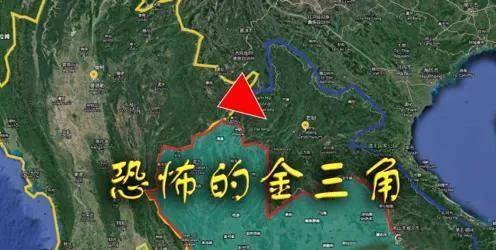 缅北金三角地图图片