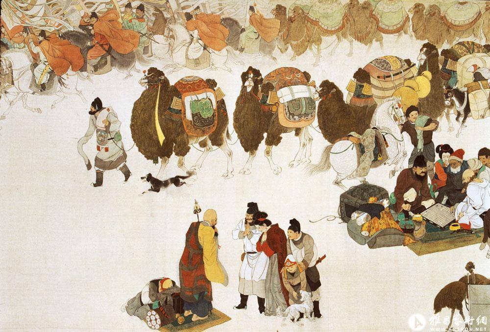 以敦煌本草卷子为例,洞悉唐朝外来药物的输入,及其中药化过程_丝绸