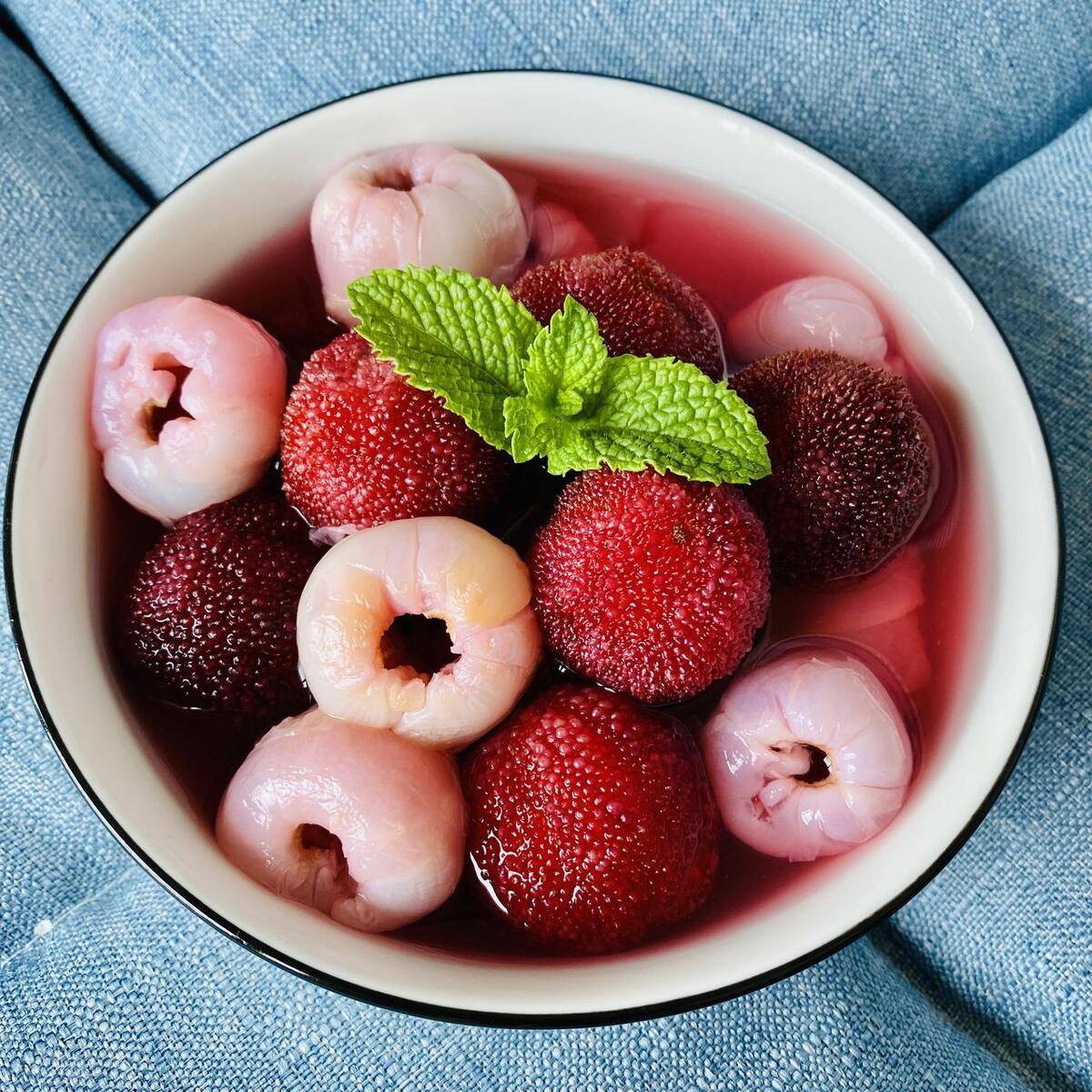 初夏的第一口杨梅,和火锅太配啦!_饮品_备用_荔枝