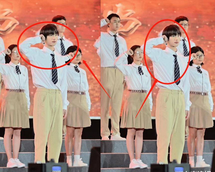 19岁丁程鑫参加成人礼,同学拍下无修图,无美颜下的身高成焦点_现实