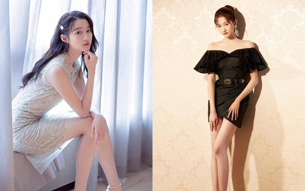 5位女明星比大长腿,杨幂比例超好,关晓彤白又瘦,金晨太惊艳了_自然