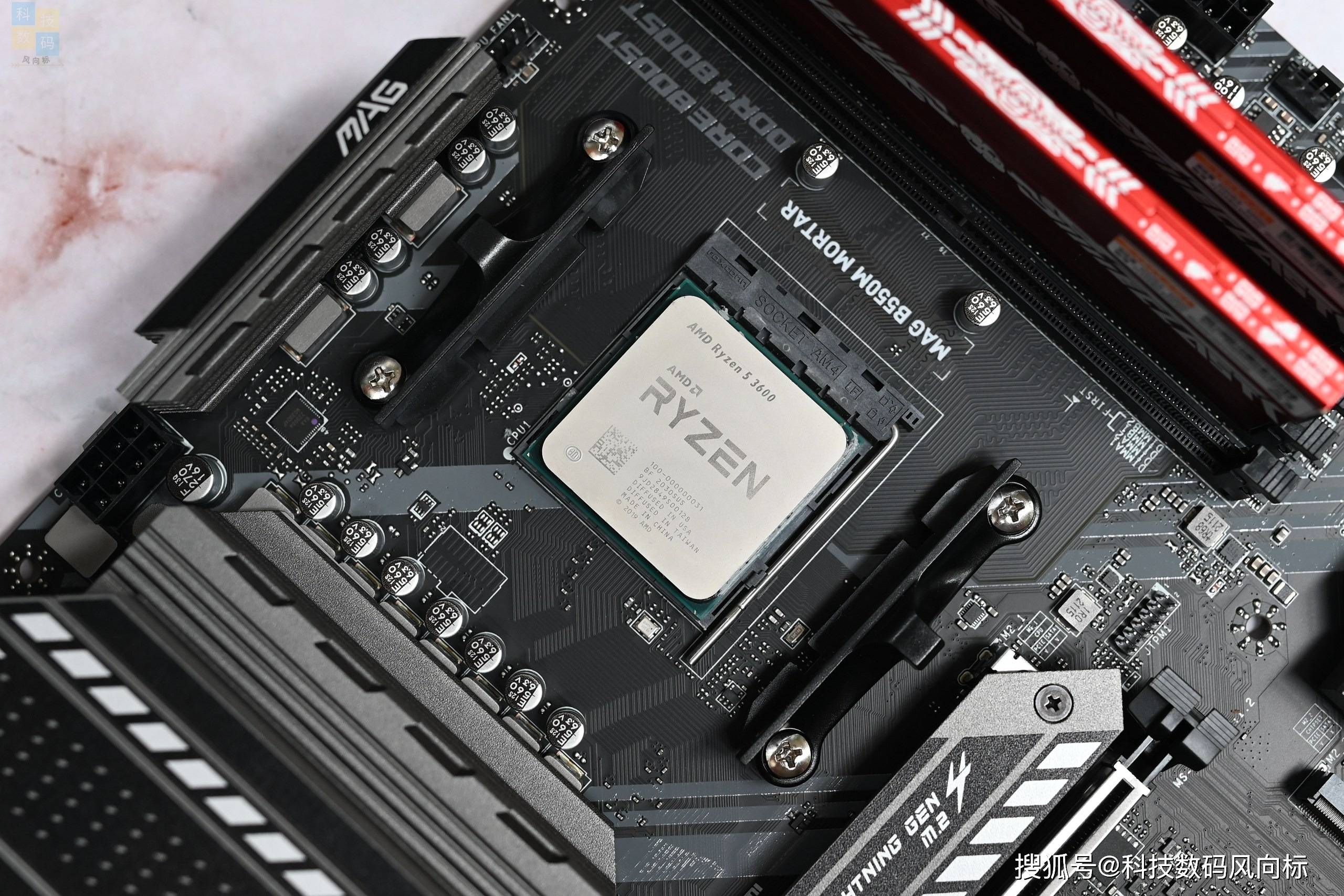 微星的mag b550m mortar主板上手体验_接口_支持_gen