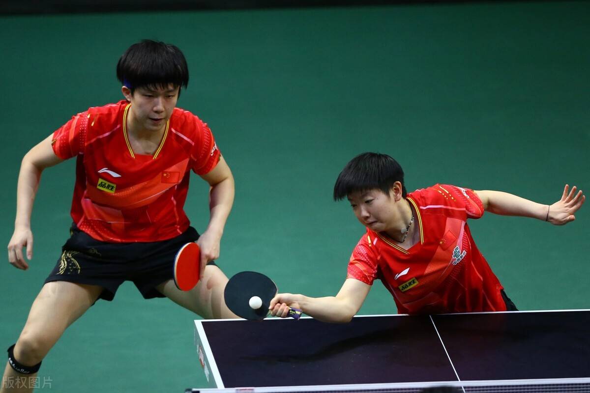 第二对是王励勤/郭跃,他俩在2015年,2017年世乒赛两度捧杯,即便是两三