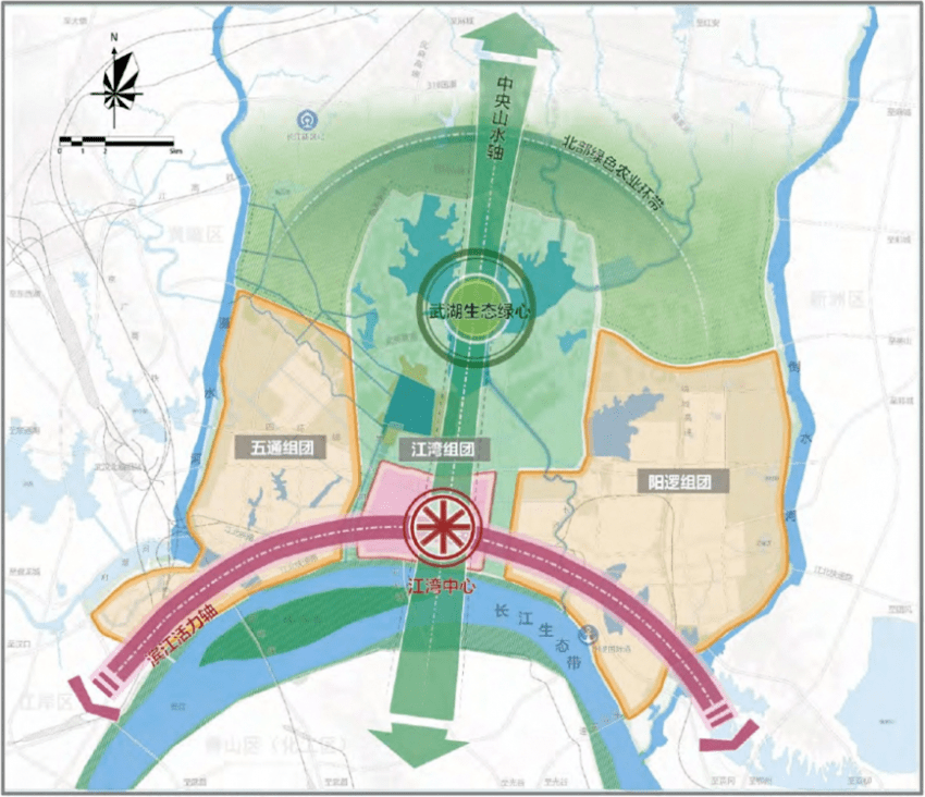 武汉长江新区国土空间总体规划(2021