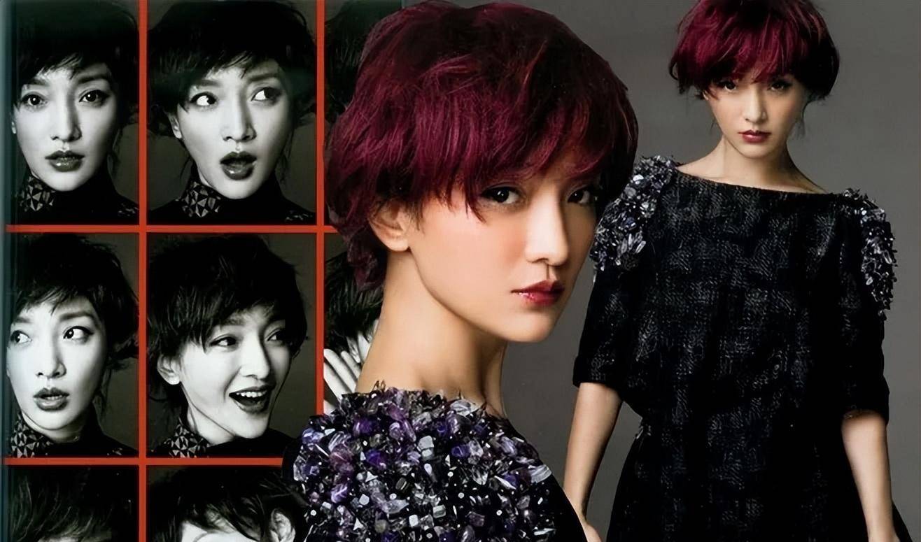 周迅的自信是常人无法比拟的,头发被风吹起的样子很可爱