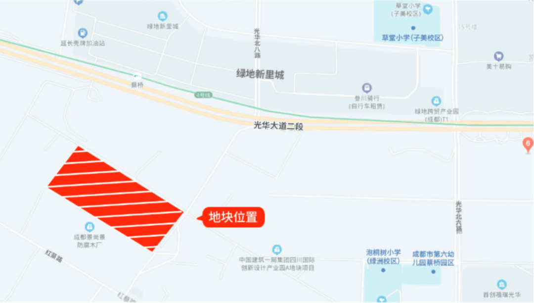 蔡桥街道44亩地块位置根据青羊区2023年读地手册,今年青羊区拟上市6