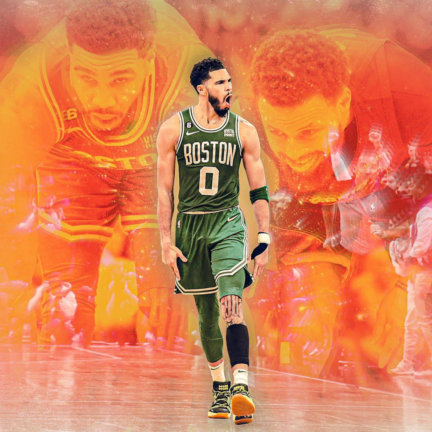 塔图姆即将超越勒布朗詹姆斯 刷新nba季后赛纪录_篮板_比赛_投篮