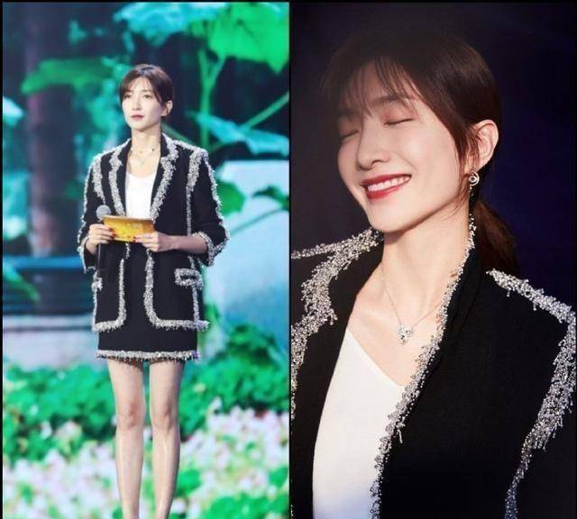 百合奖典礼上女星画风各不同,江疏影与景甜同框,大长腿实力抢镜_造型