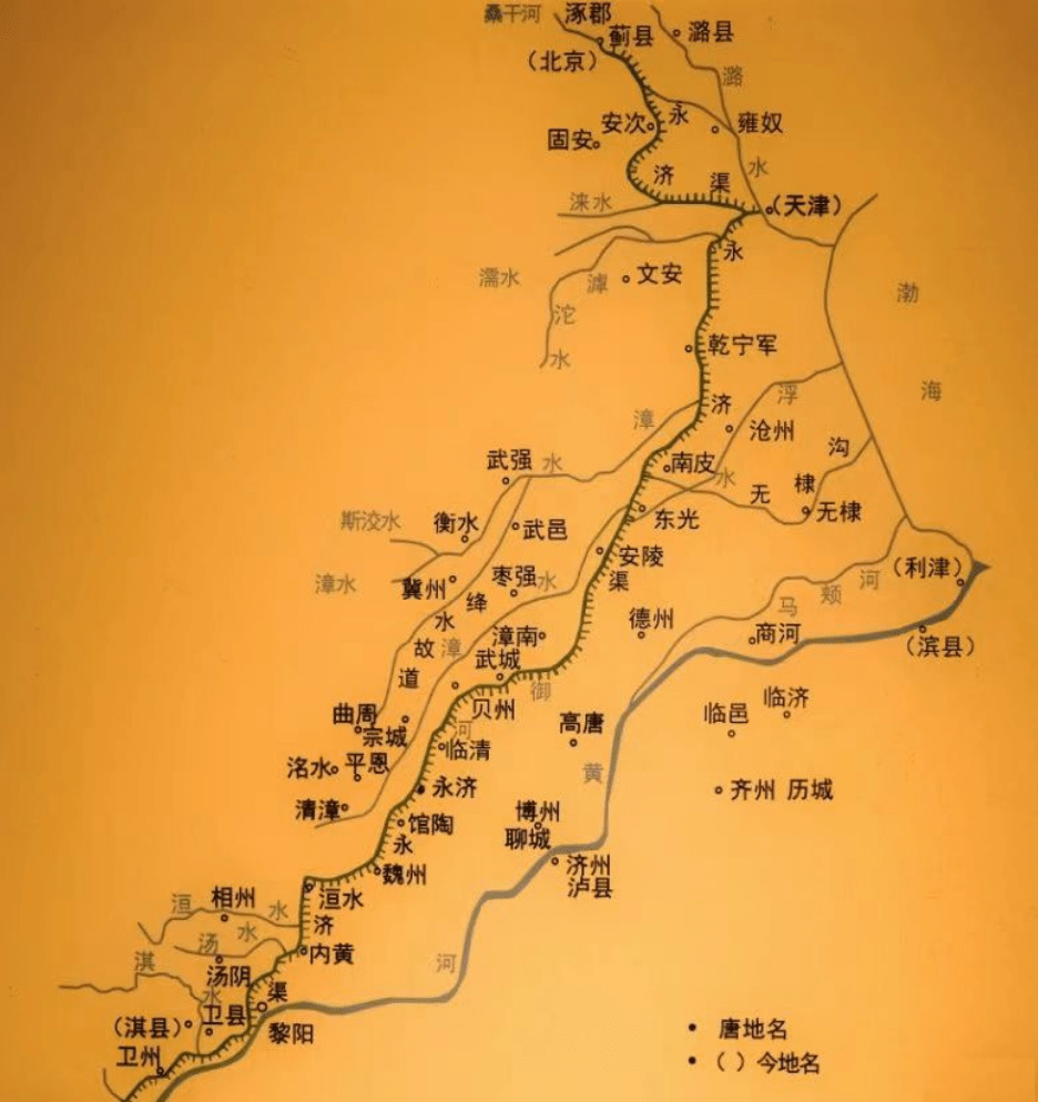 元朝京杭大运河图片