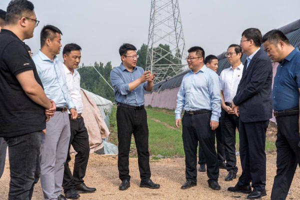 黑龙江省拜泉县政府考察团到临沂市工商联农产品流通商会考察_合作