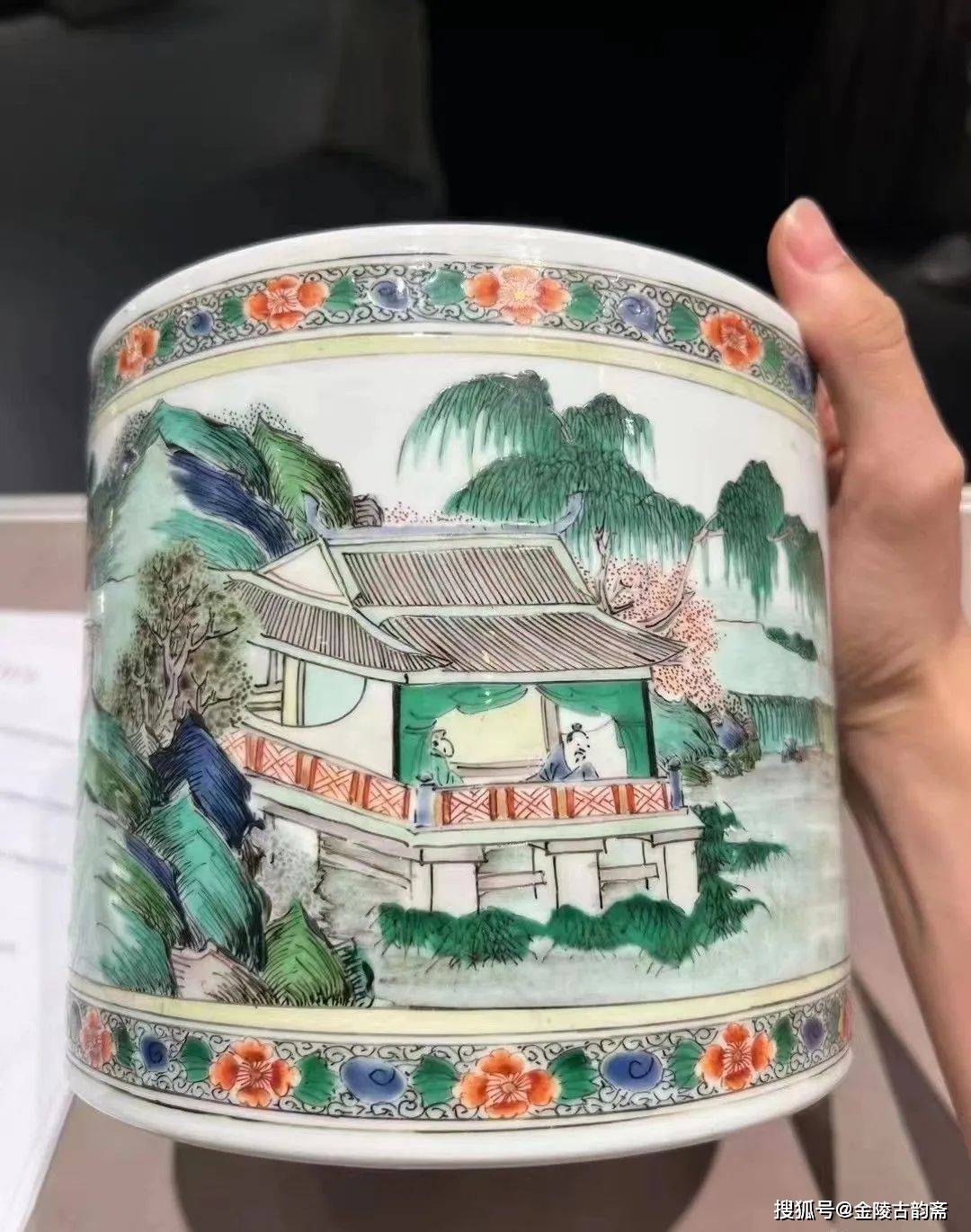 清康熙五彩瓷的鉴赏_搜狐网