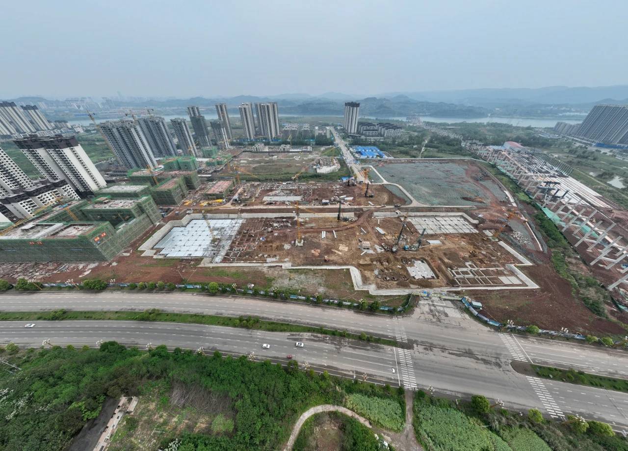 南充高中文峰校区2024年9月达到开学条件_施工_建设_校园