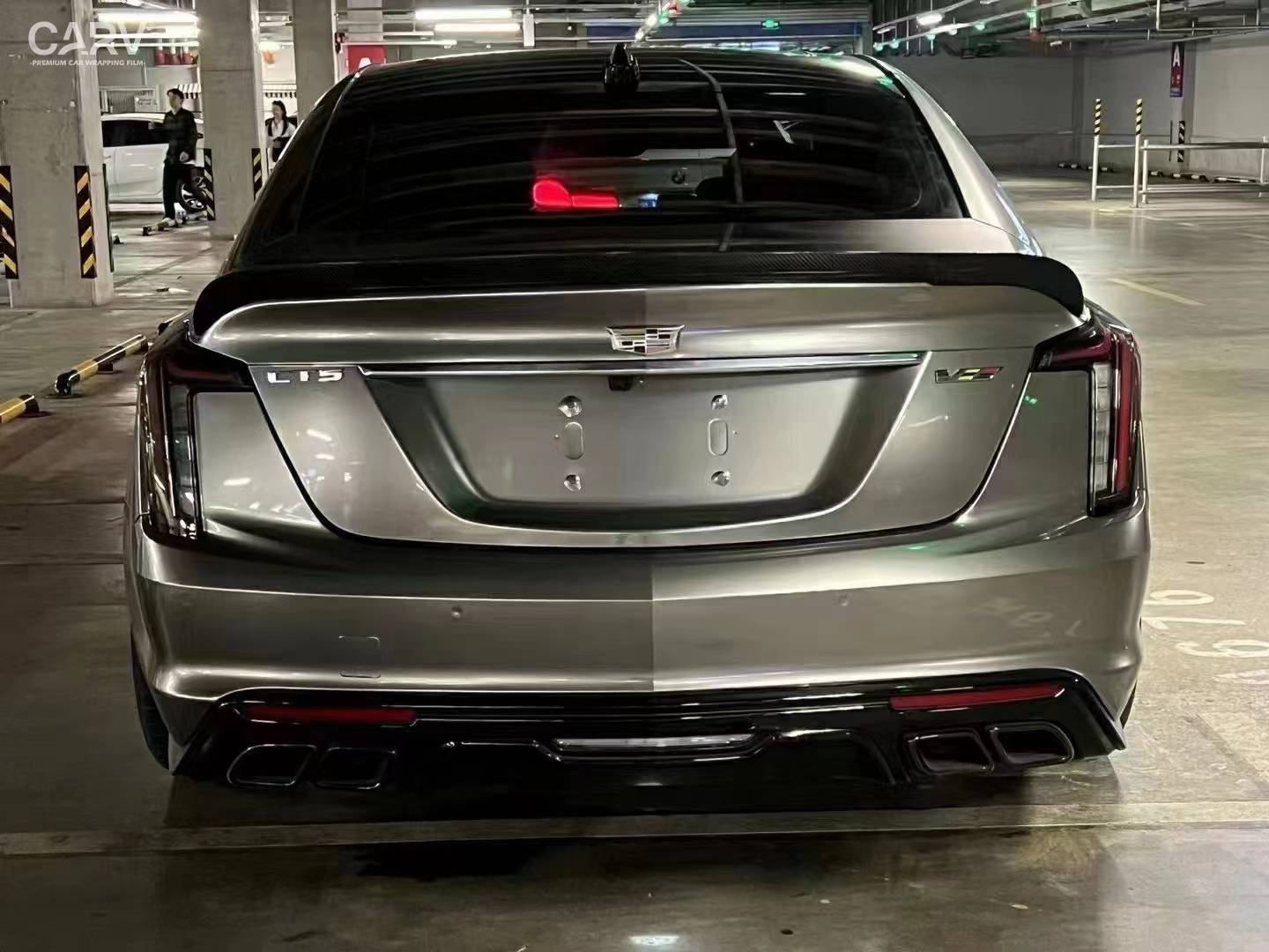 凯迪拉克ct5卡孚改色膜白金液态金属银,璀璨深邃_搜狐汽车_搜狐网