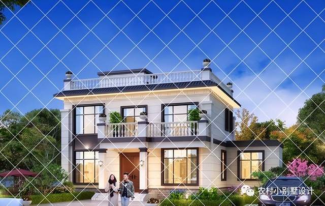 这样的设计确实美观,而且利于排水,但这并不代表平屋顶别墅就过时,而