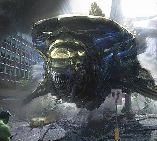 一拳摧毁齐塔瑞飞船同样是在《雷神3》中,浩克似乎是打红了眼,在最后