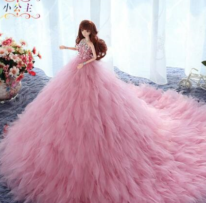 专属于十二星座的粉色婚纱芭比,白羊座土气,天蝎座公主范儿十足_女生