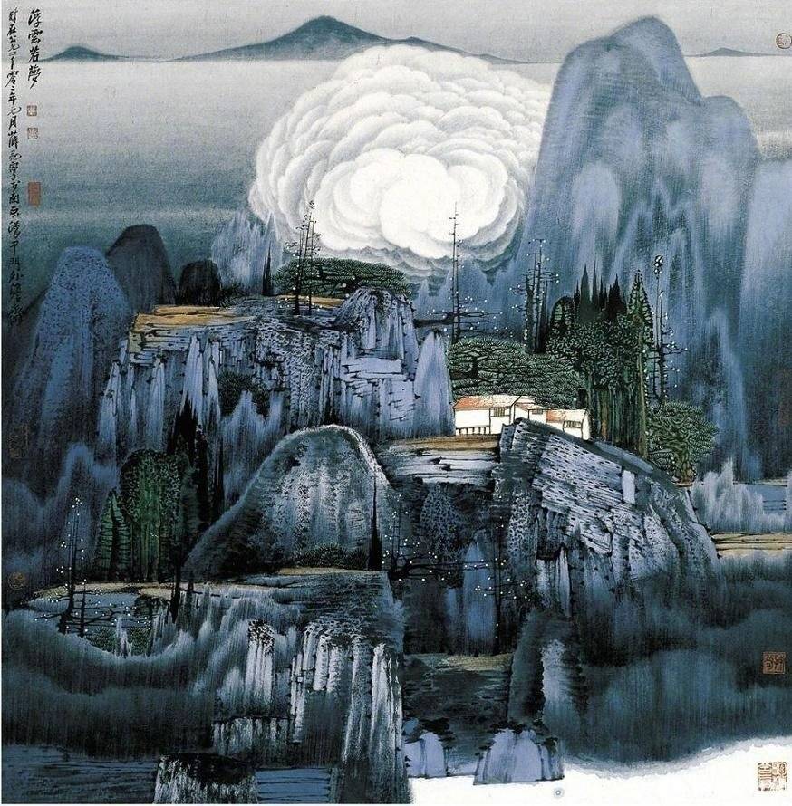 艺术鉴赏 | "江南鬼才"薛亮的工笔画_江苏省_作品_美术