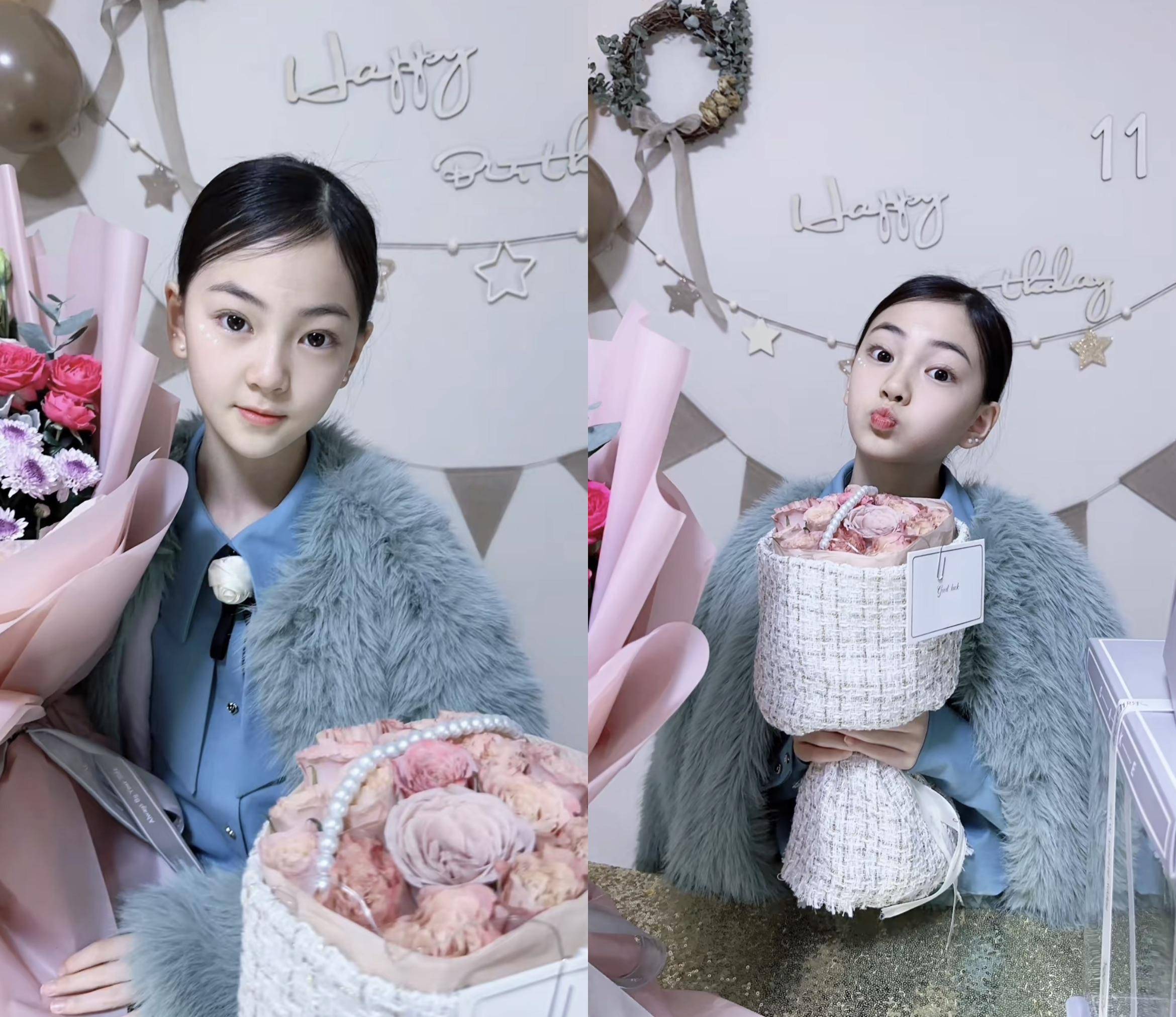 瓜子脸巴掌大,满眼灵气惹人怜_张铭灿_孩子_长相