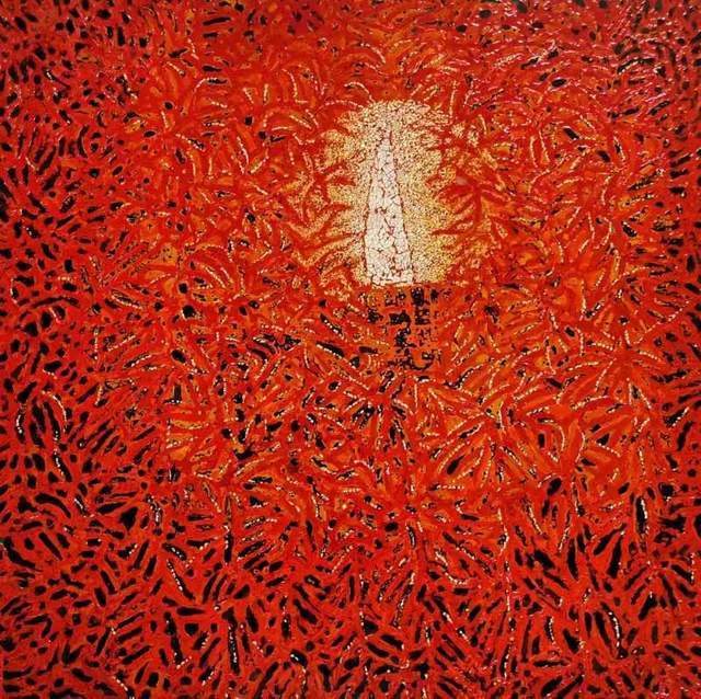 宇成漆画作品《星星之火》获"中国工艺美术文化创意大赛"金奖_广东省