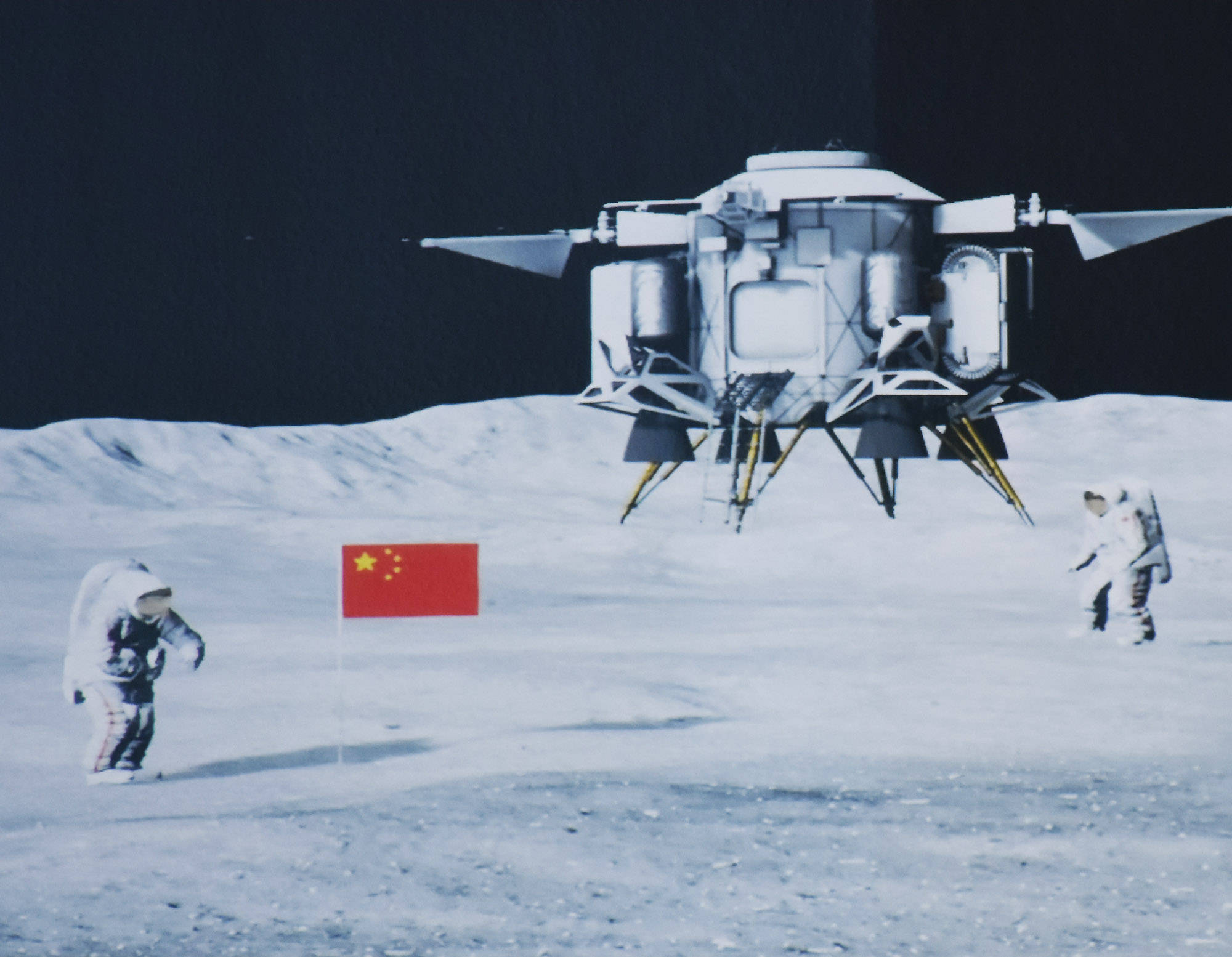 中国登月照片图片