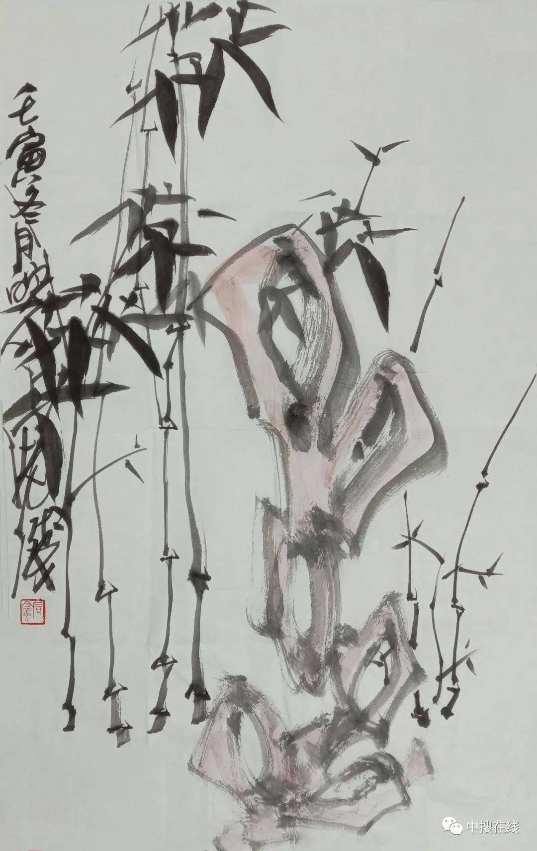 王岩花鸟人物画作品欣赏_中国画_先生_在线