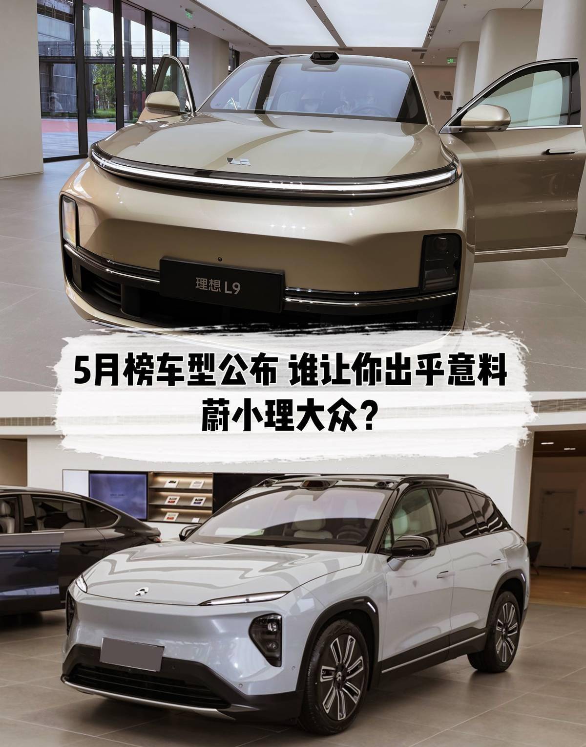 5月榜 谁让你出乎意料 蔚小理大众?_搜狐汽车_搜狐网