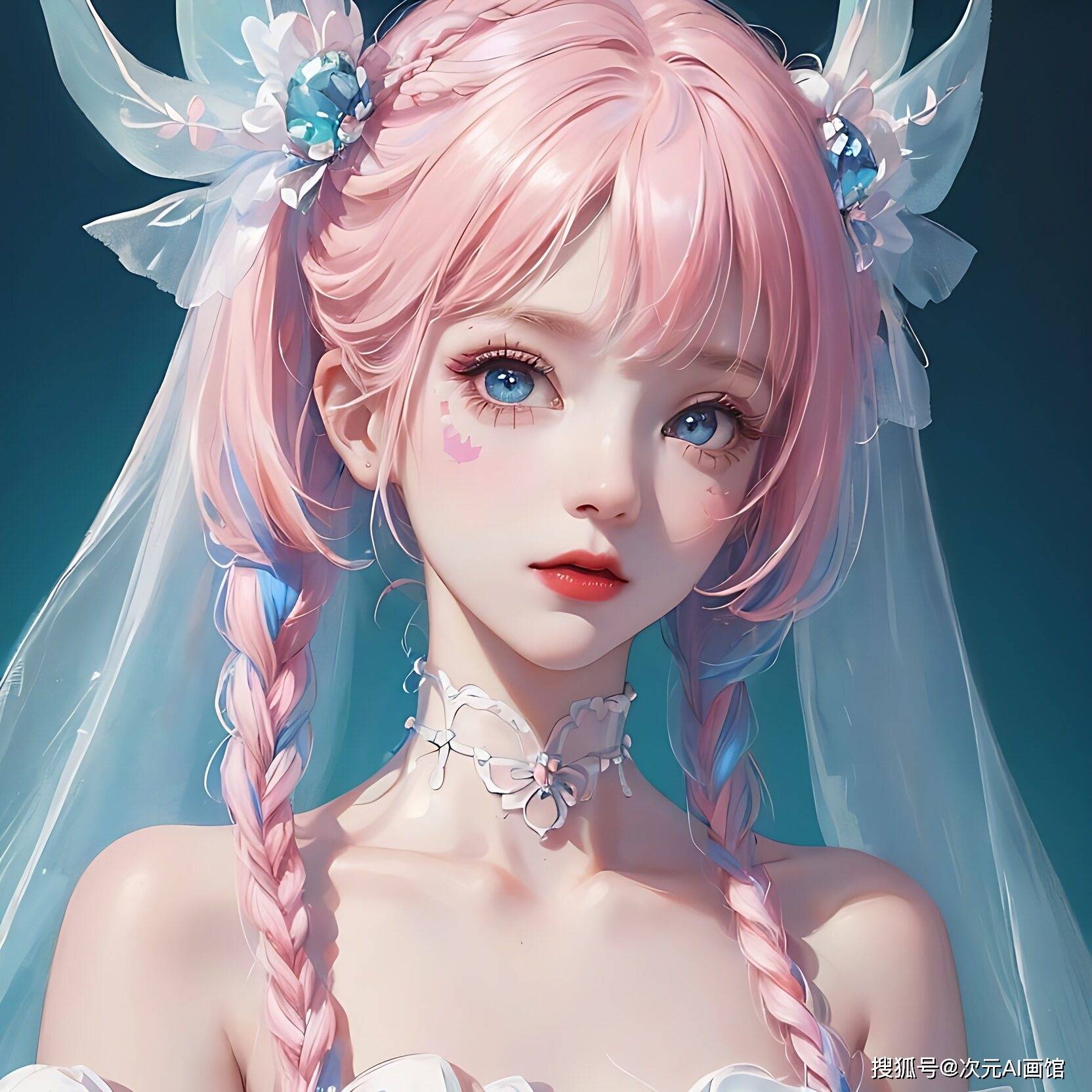 ai绘画丨优质头像,女生头像,高清壁纸丨含(关键词)_the_--ar_face