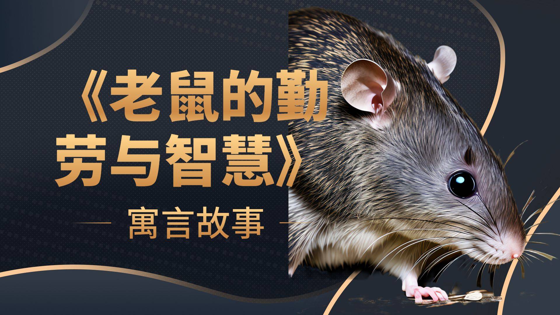 寓言故事《老鼠的勤劳与智慧》