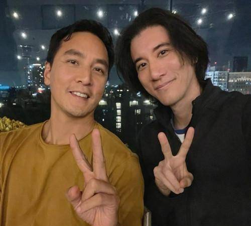 王力宏晒与吴彦祖合照,同框素颜显沧桑,刮掉胡子之后更帅气!