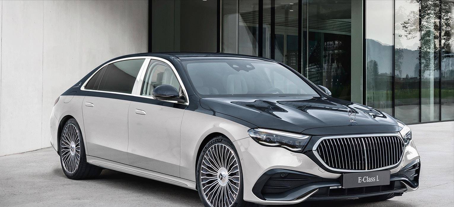 比肩迈巴赫?全新一代"奔驰e"国产版即将上市,双拼车身太奢华