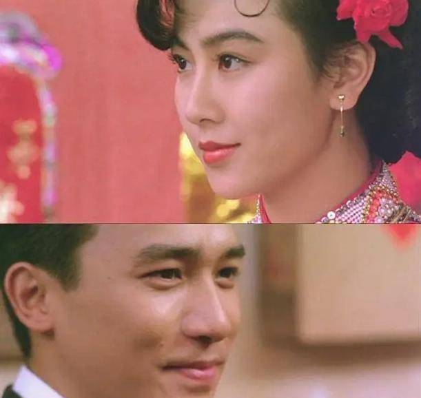 第一就是梁朝伟与袁洁莹大婚之夜,每个人脸上都洋溢着幸福,虽然他们