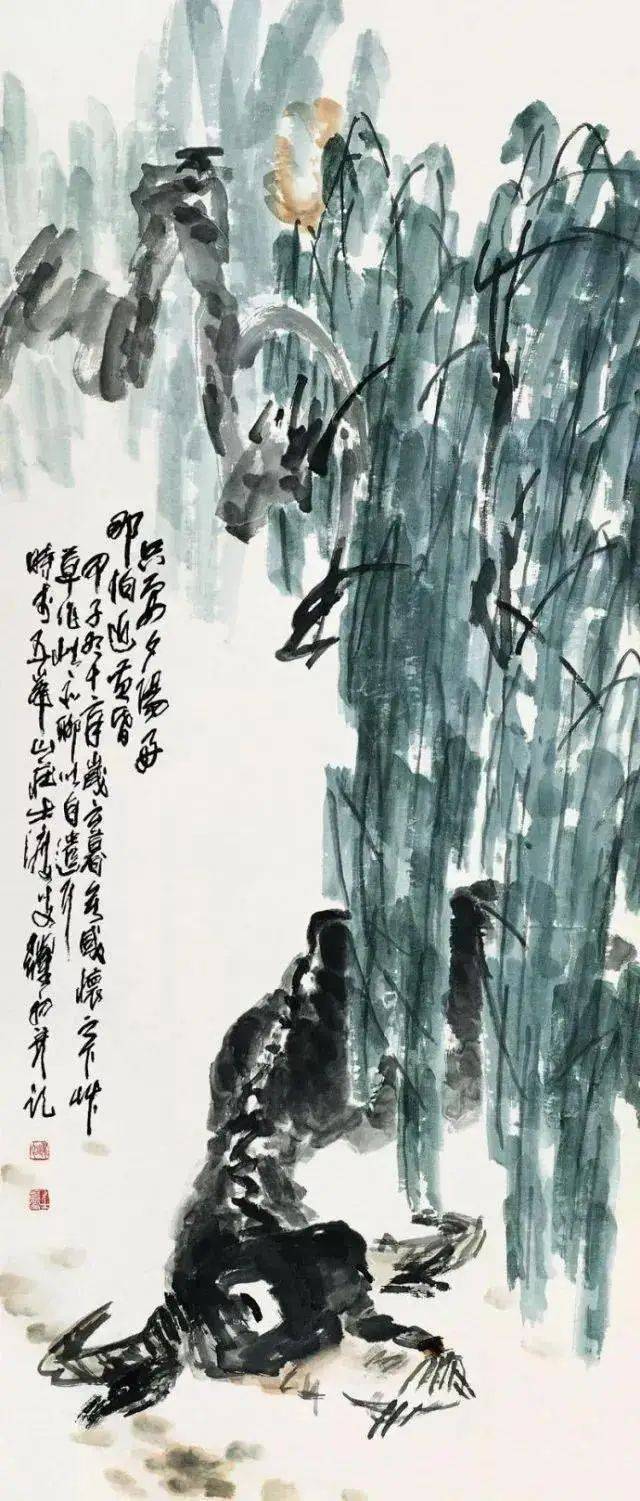 沈耀初大写意花鸟画作,令人叹服!