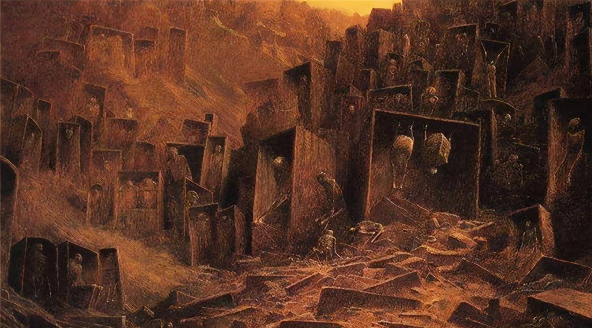 国外男子因车祸心脏骤停10分钟,醒后画出地狱场景,画面看着吓人_贝克