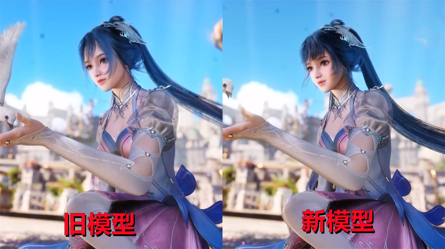 绝世唐门:唐舞桐新模型公布,刘海问题被解决,成功继承