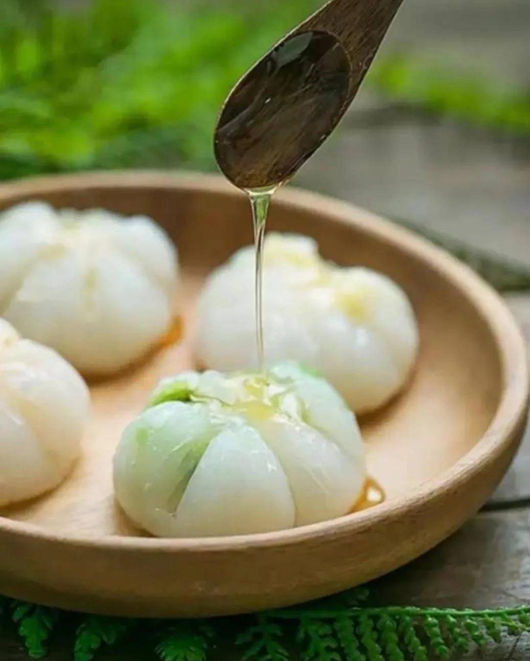 葛粉包,福建风味名小吃_白糖_花生仁_调制