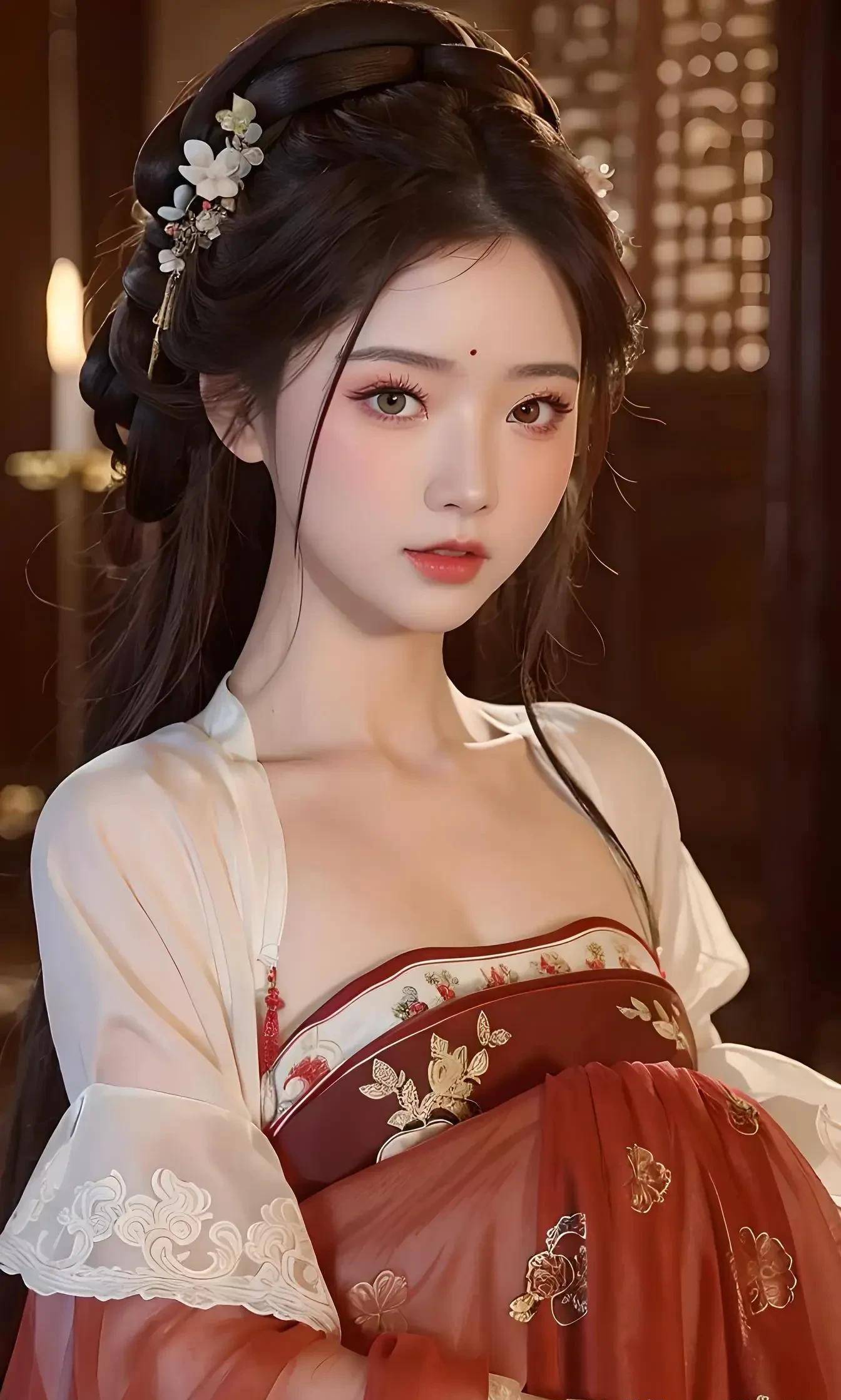 古装美女讲冷笑话_因为_橘子_西红柿