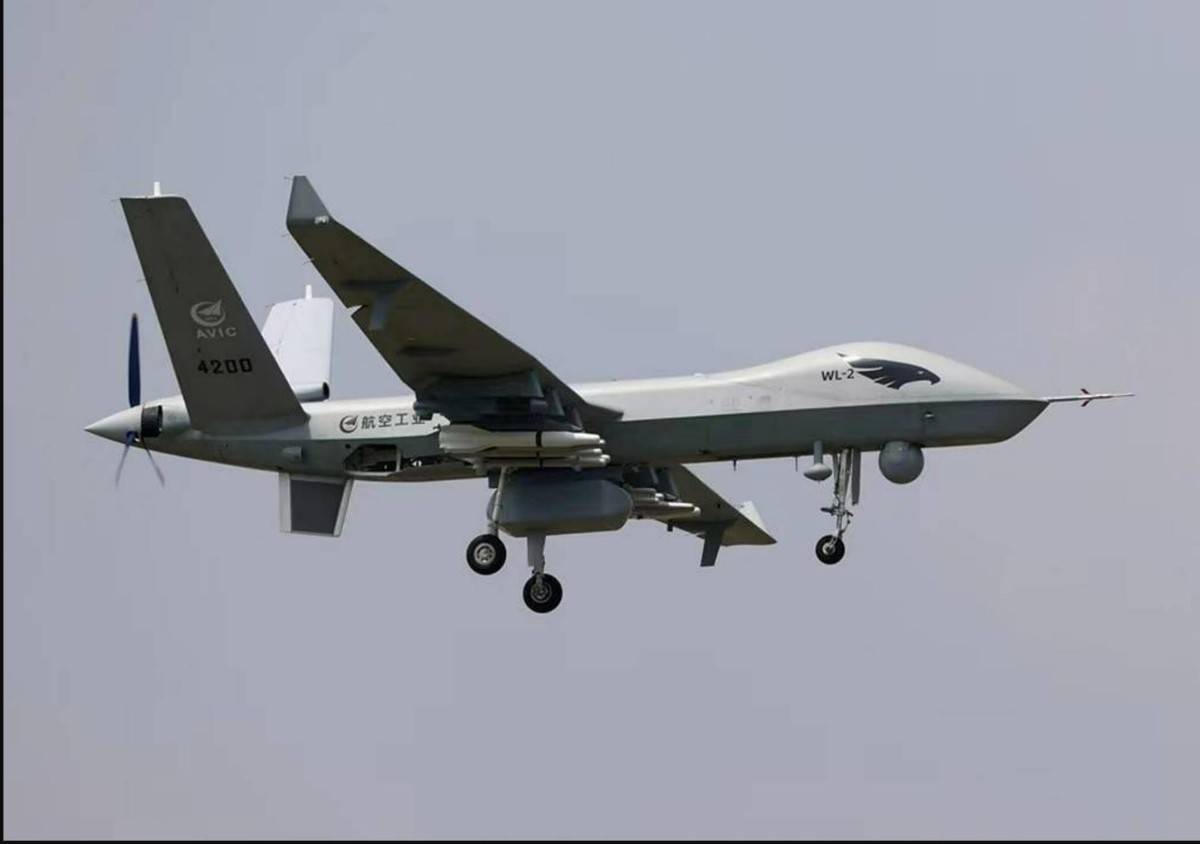 "翼龙"-2无人机最大起飞重量达到4.
