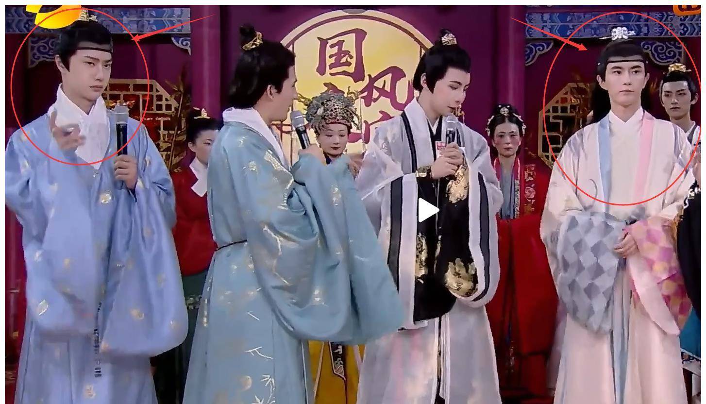 都说王一博于朦胧长得像,两人古装同框,身高差我没眼花?