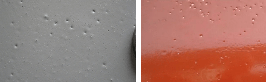 电泳,喷漆,喷塑等涂装后表面有缩孔(鱼眼)是怎么回事?_污染_链条_工件