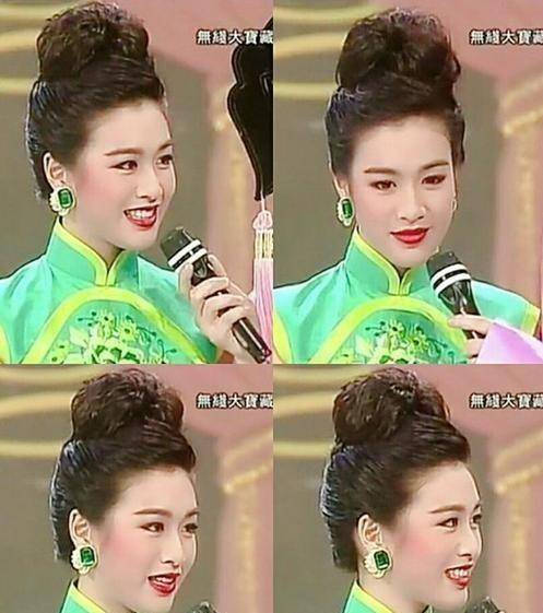 早在港姐的平台中,这样惊艳的容貌就已经足够夺人眼球.