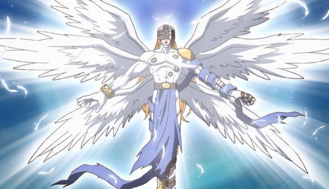 数码宝贝大冒号41话天使兽回归登场bug兽又来越级秒人了_进化_天马