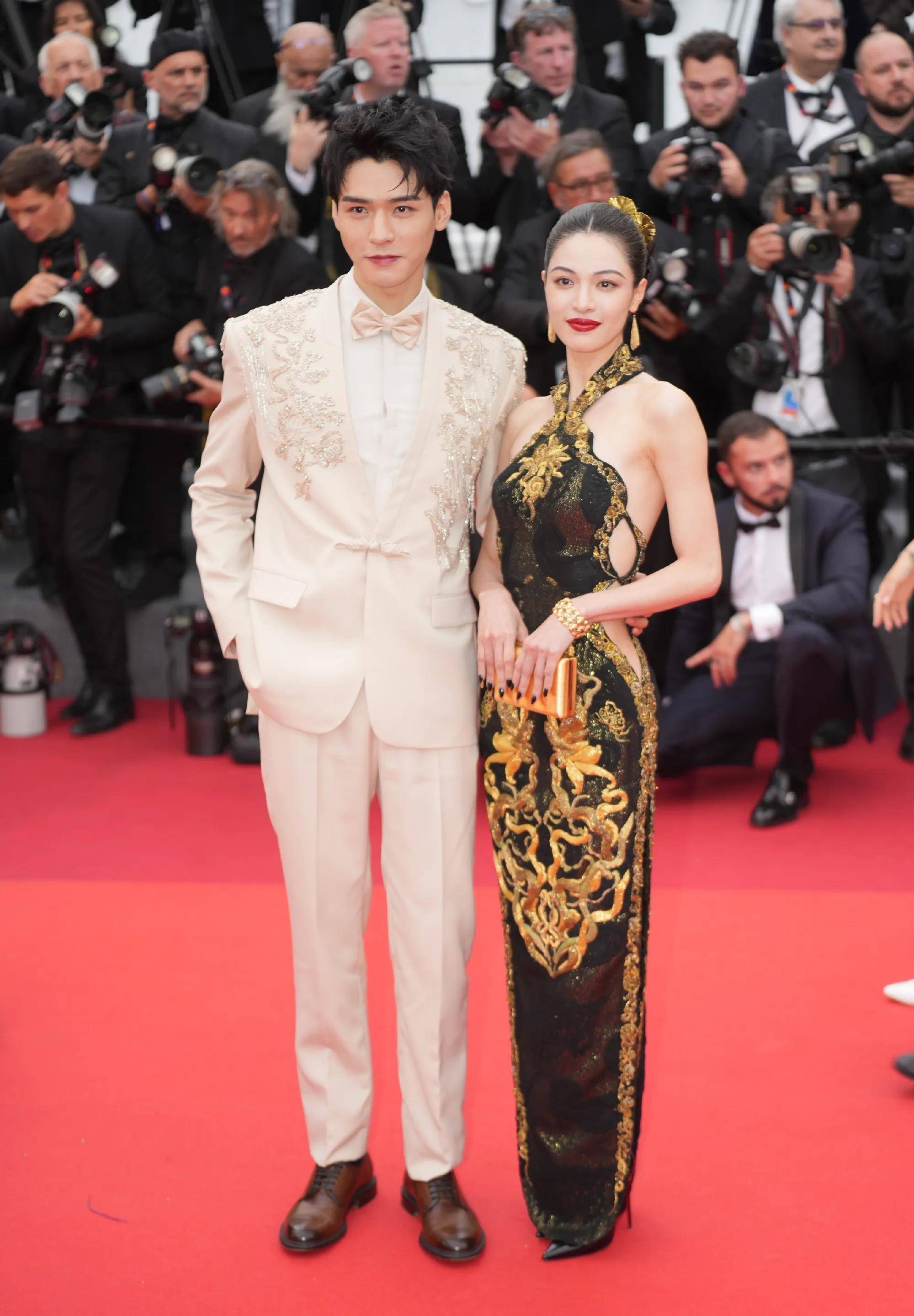 戛纳第二弹:张雨绮 高叶 钟楚曦 龚俊 巩俐夫妇_衣服_气质_裙子