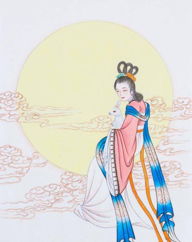 太阴星君与嫦娥一同前来,告诉孙悟空其实那个假公主是自己的宠物玉兔