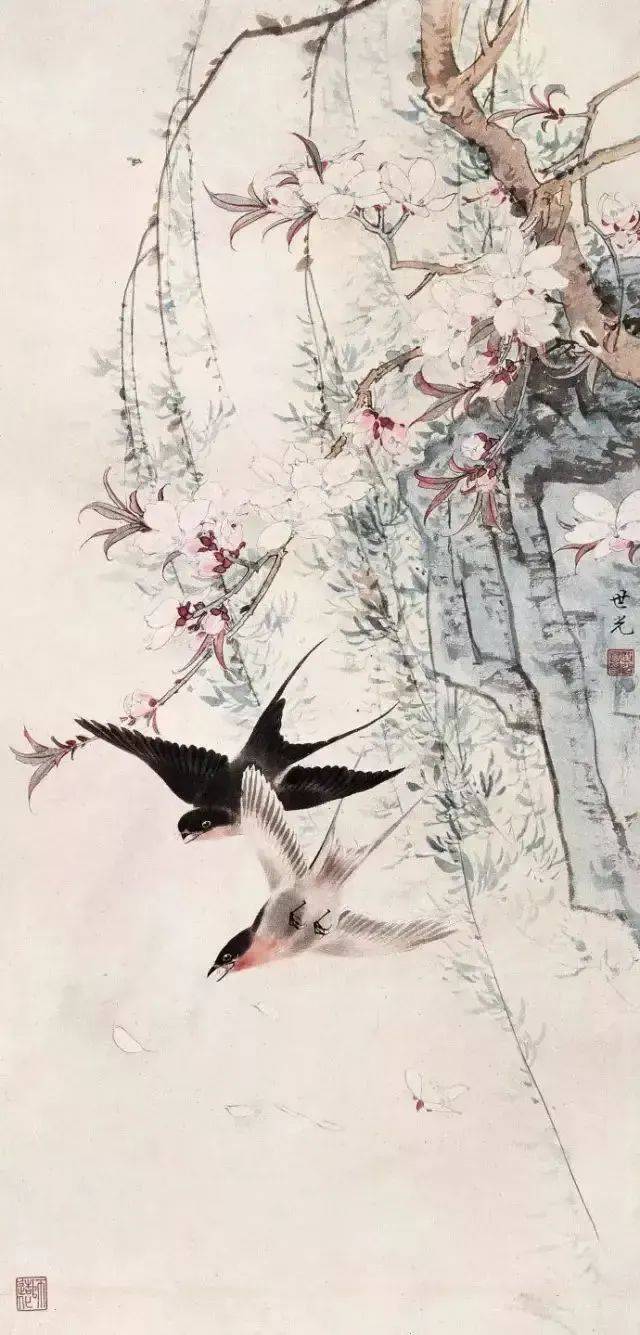 田世光花鸟作品，惊艳你的视觉！_形态_工笔_书画