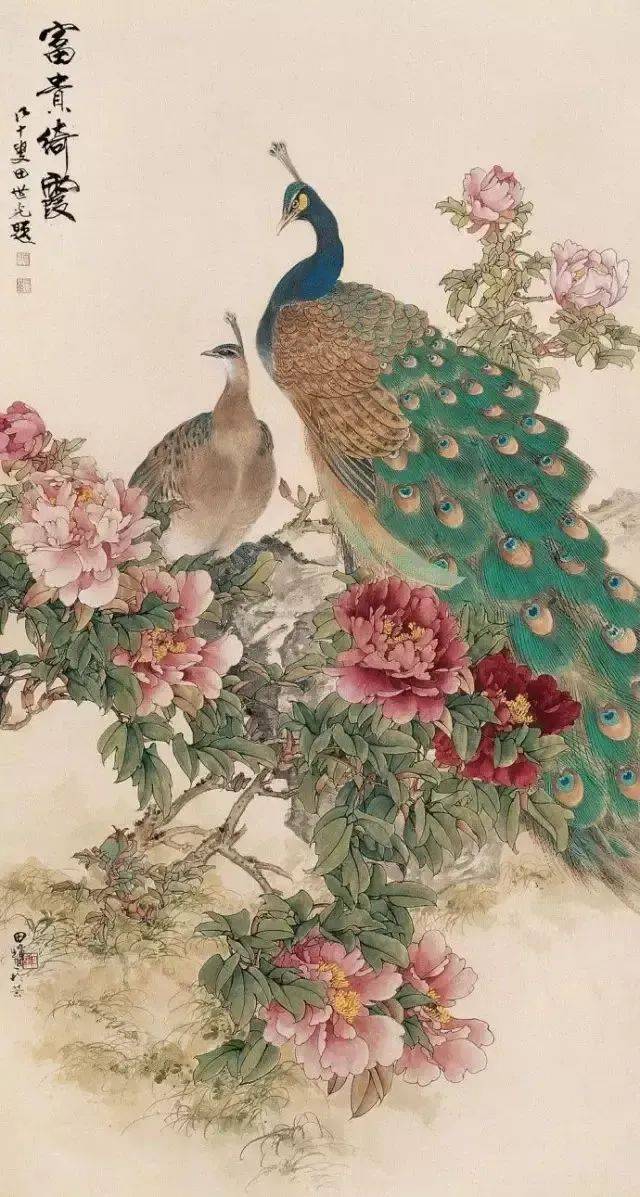 中国美術 花鳥画家 田世光 置物　壁掛け　インテリア 田世光花鸟收藏资讯|艺术家|书画家|书画名人|书法家-中华收藏网