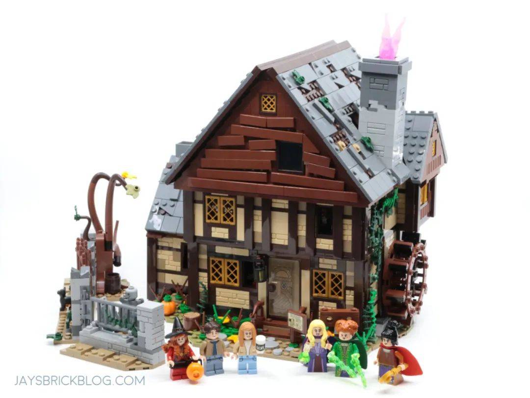 乐高IDEAS系列21341迪士尼女巫也疯狂：桑德森姐妹的魔法屋测评_搜狐网