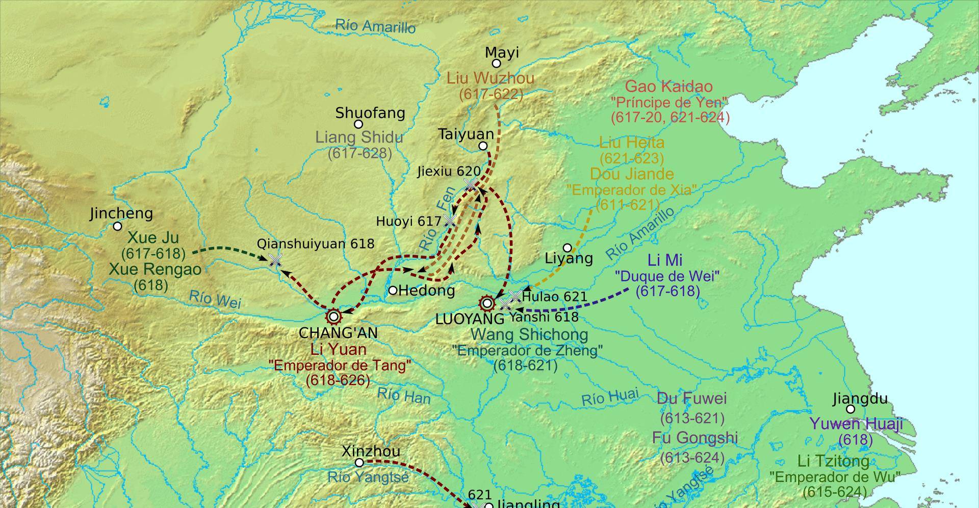 李孝恭:唐高祖李渊堂侄,平定江南的大唐名将,为何最后不得善终_萧铣