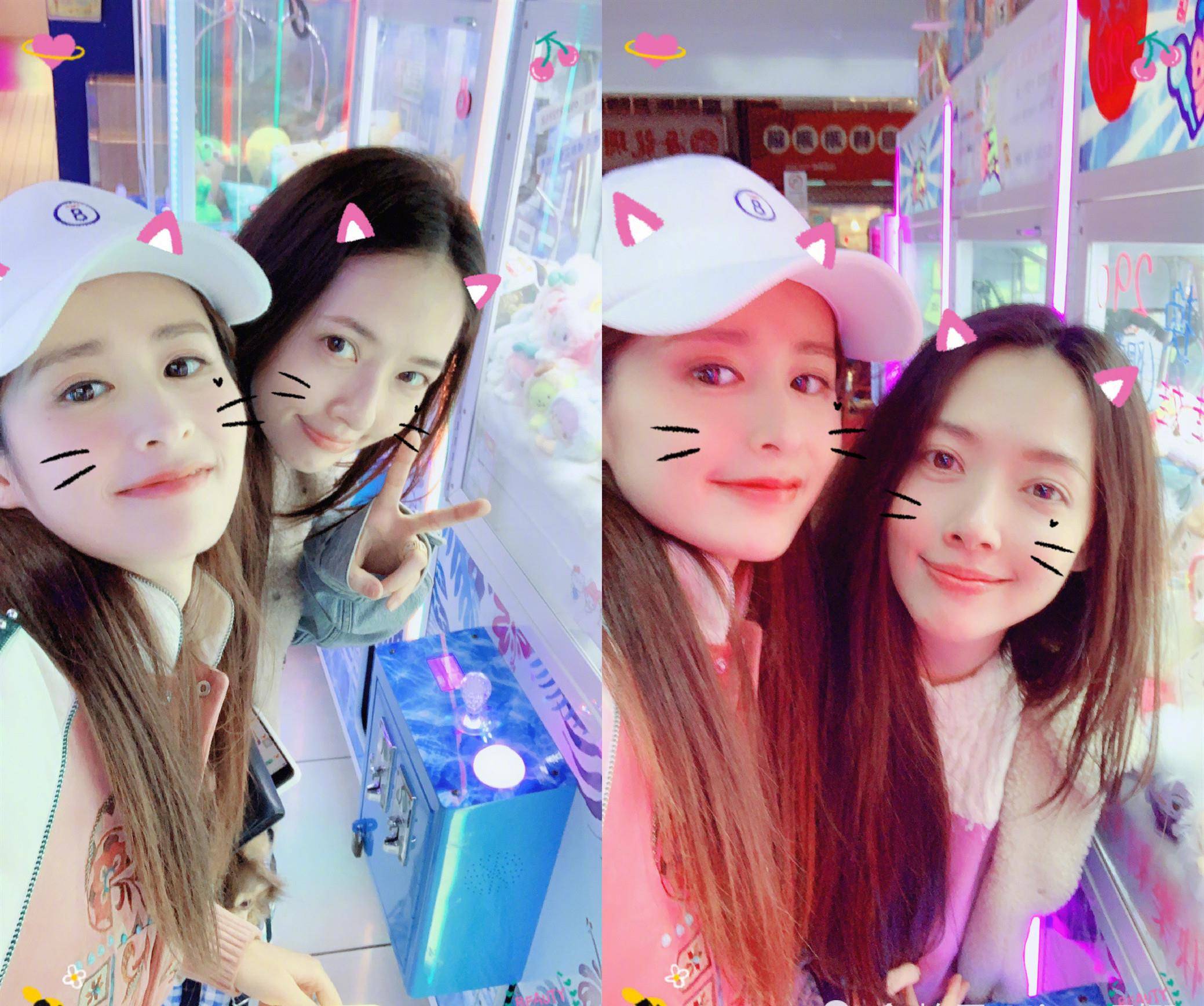 颖儿郭碧婷逛街美照,一个穿4万,一个穿7400,宛如仙女下凡_身材_穿着